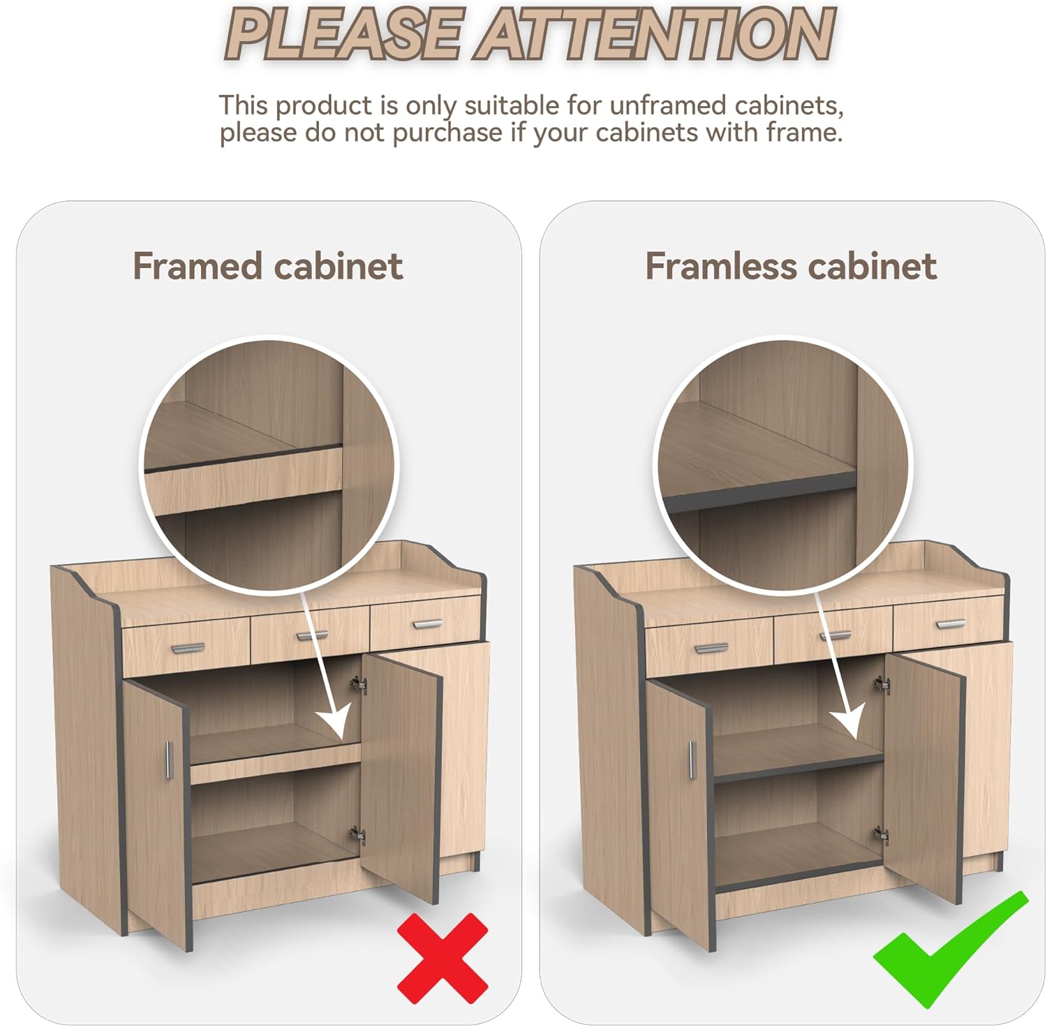 Thumbnail 6 de 2 Pack Expandable Pull Out Cabinet Organizer 12.6"-21" 🏷