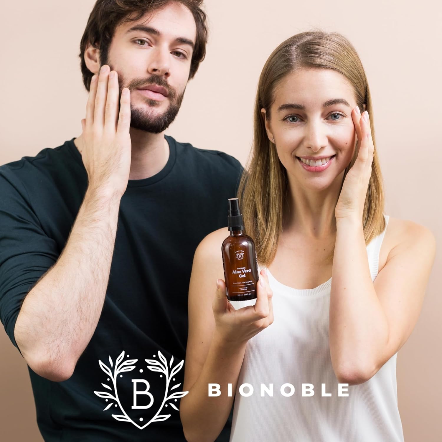 Thumbnail 6 de BIONOBLE Gel Aloe Vera Bio 97% avec Huile Essentielle de Lavande – Gel Aloe Vera Pur 100 ml pour Cheveux Bouclés, Peau et Corps