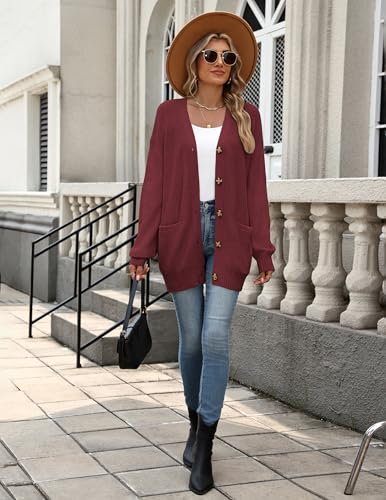 Detalle 2 de Zeagoo Gilet Femme Cardigan chaud, ample