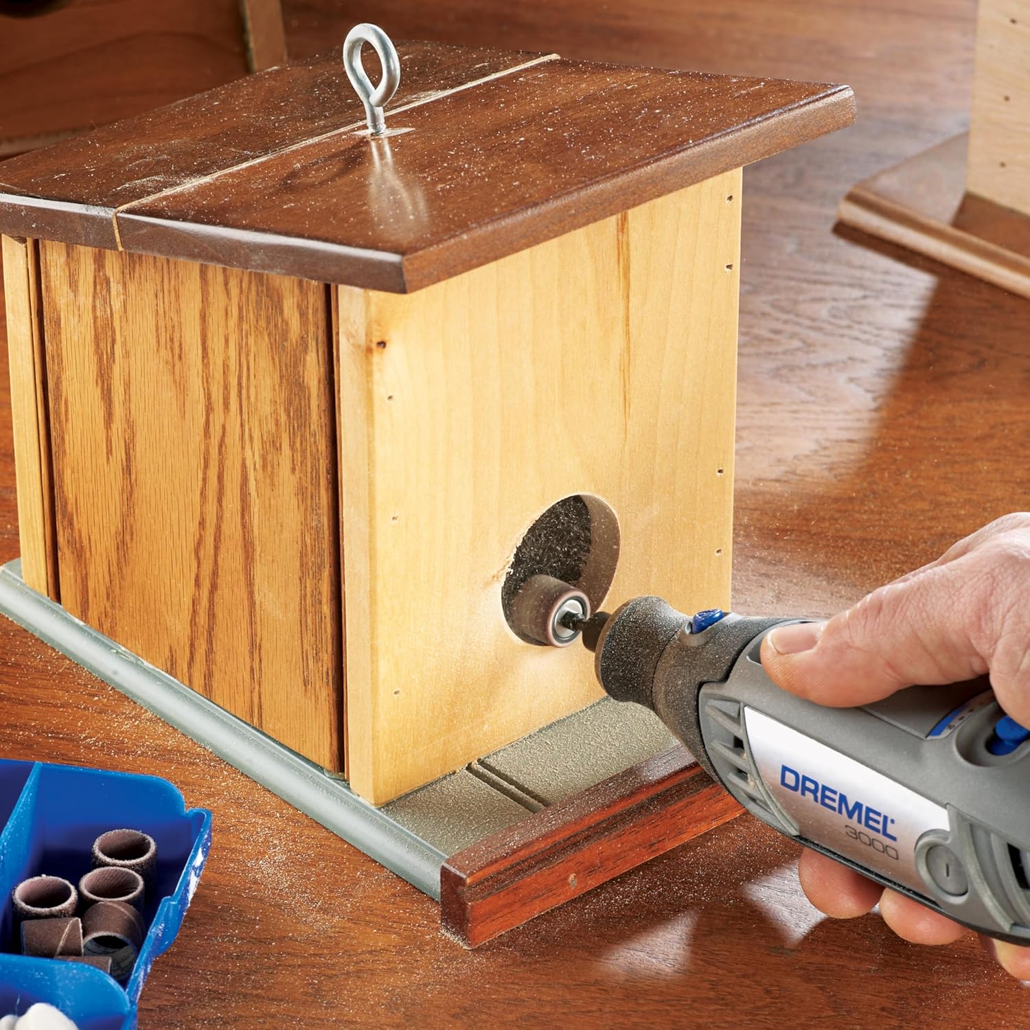 Thumbnail 5 de Dremel 3000 Rotary Tool 130 W Multi Tool Kit with 15 Accessories (Variable Speed 10,000–33,000 RPM)