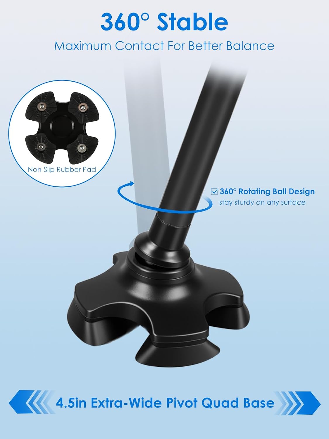 Thumbnail 6 de WHLICKS Walking Cane, Aluminum