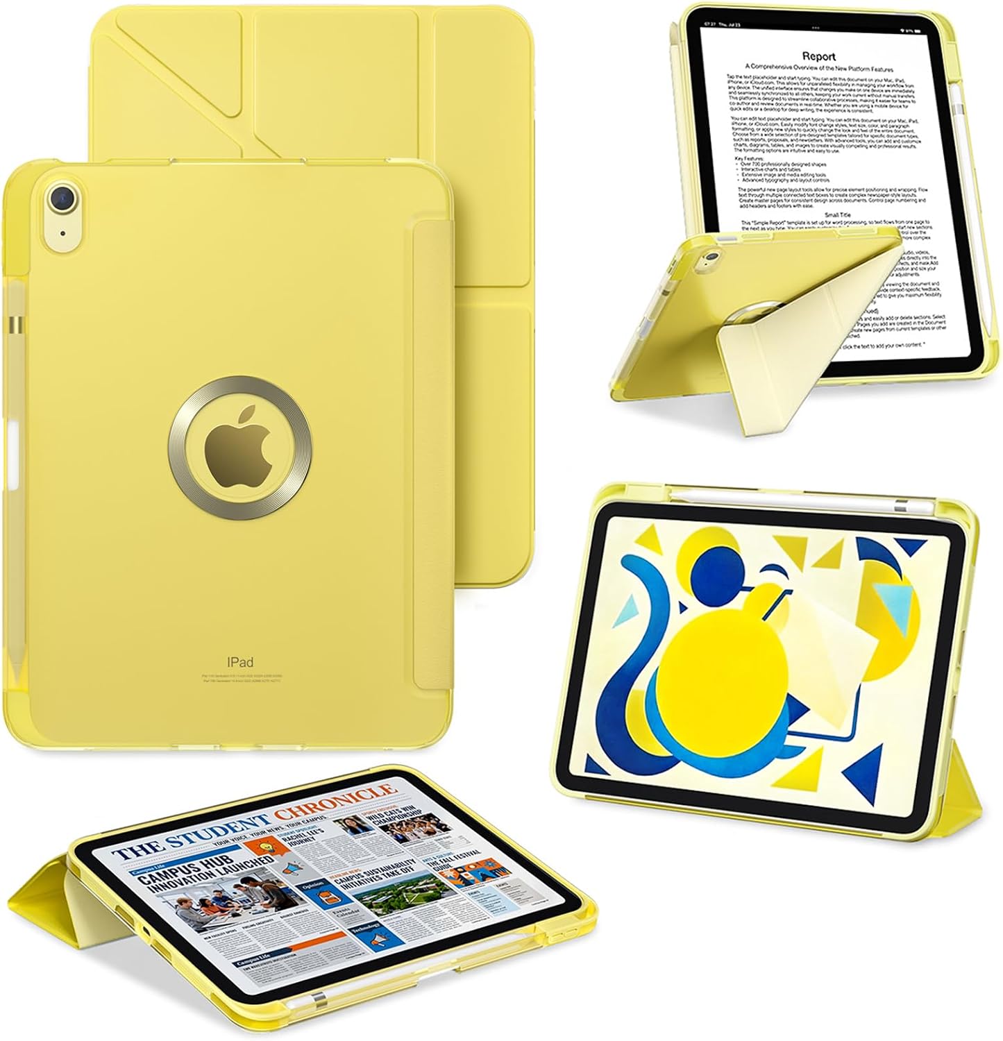 Detalle de ProCase iPad Case with Transparent Hard Back