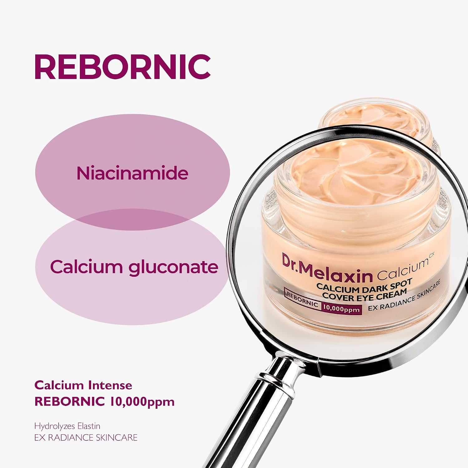 Thumbnail 3 de Dr.Melaxin Calcium Dark Spot Eye Cream 15g – Niacinamide & Calcium Gluconate Eye Cream for Dark Circles, Under Eye Bags & Sagging