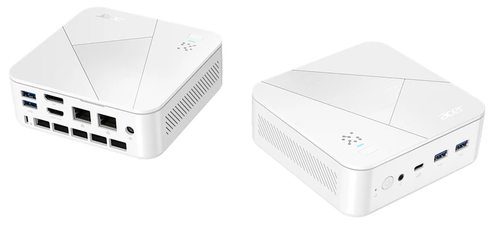 Detalle 2 de Acer Revo Box RB102-01W Mini (Intel Core Ultra 5) – kompakter PC für Office, E-Mails und Web