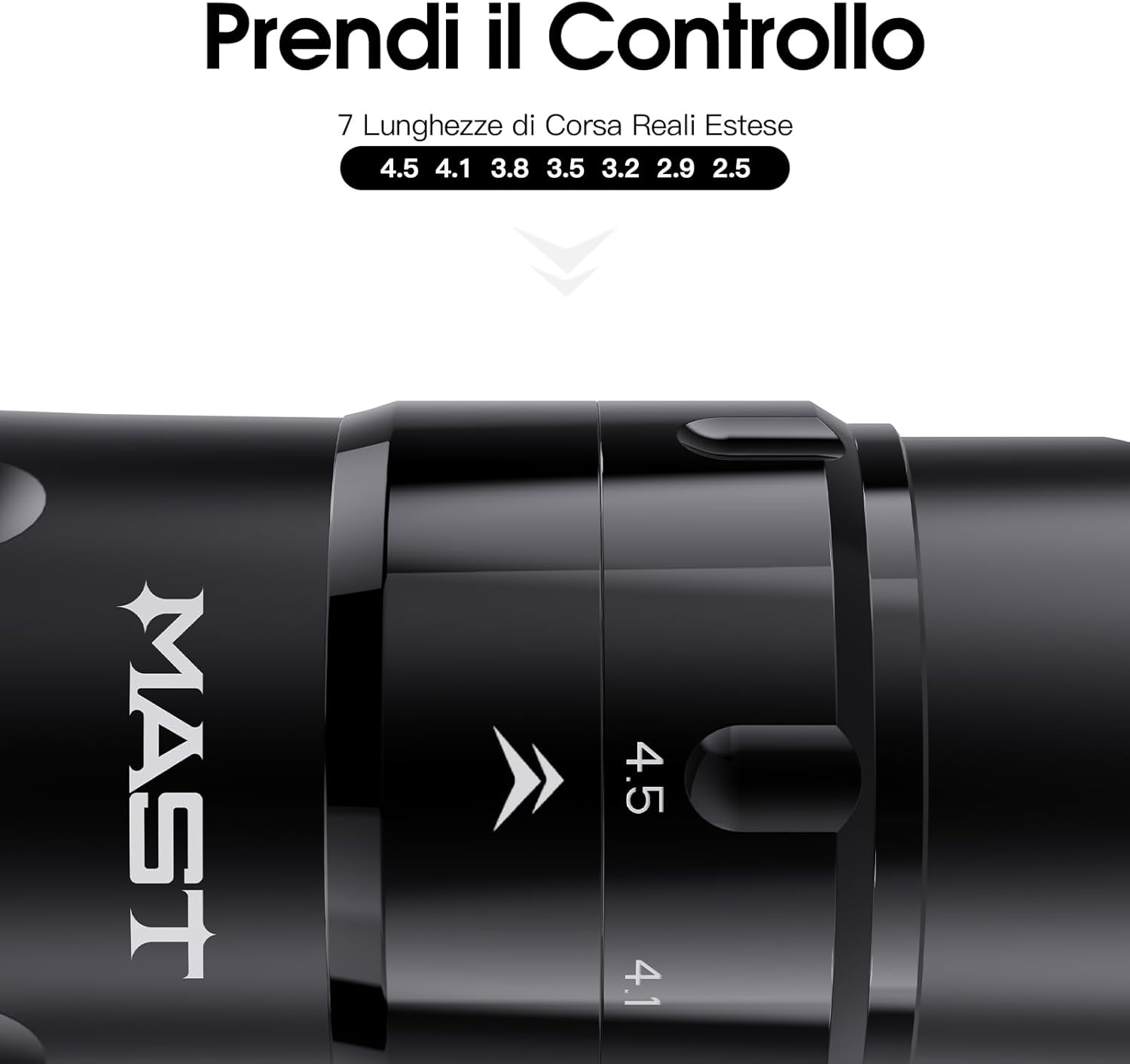 Thumbnail 2 de Mast Tattoo Flip4 Pro macchina per tatuaggi senza fili, 7 corsa (2,5–4,5 mm) con batteria 2000 mAh