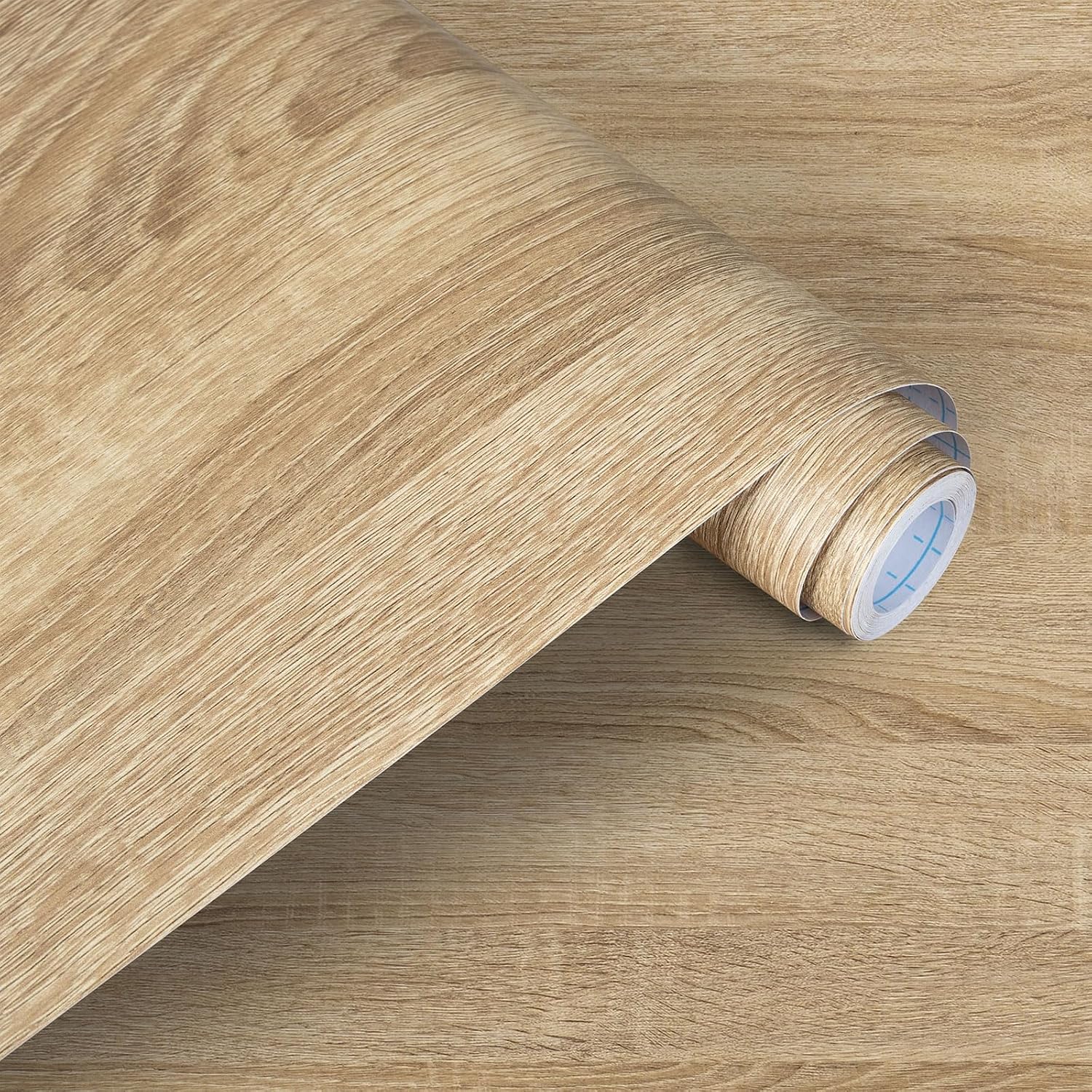 Detalle de Alened Sticky Back Plastic Roll 60x500cm – Wood Effect Vinyl Wrap