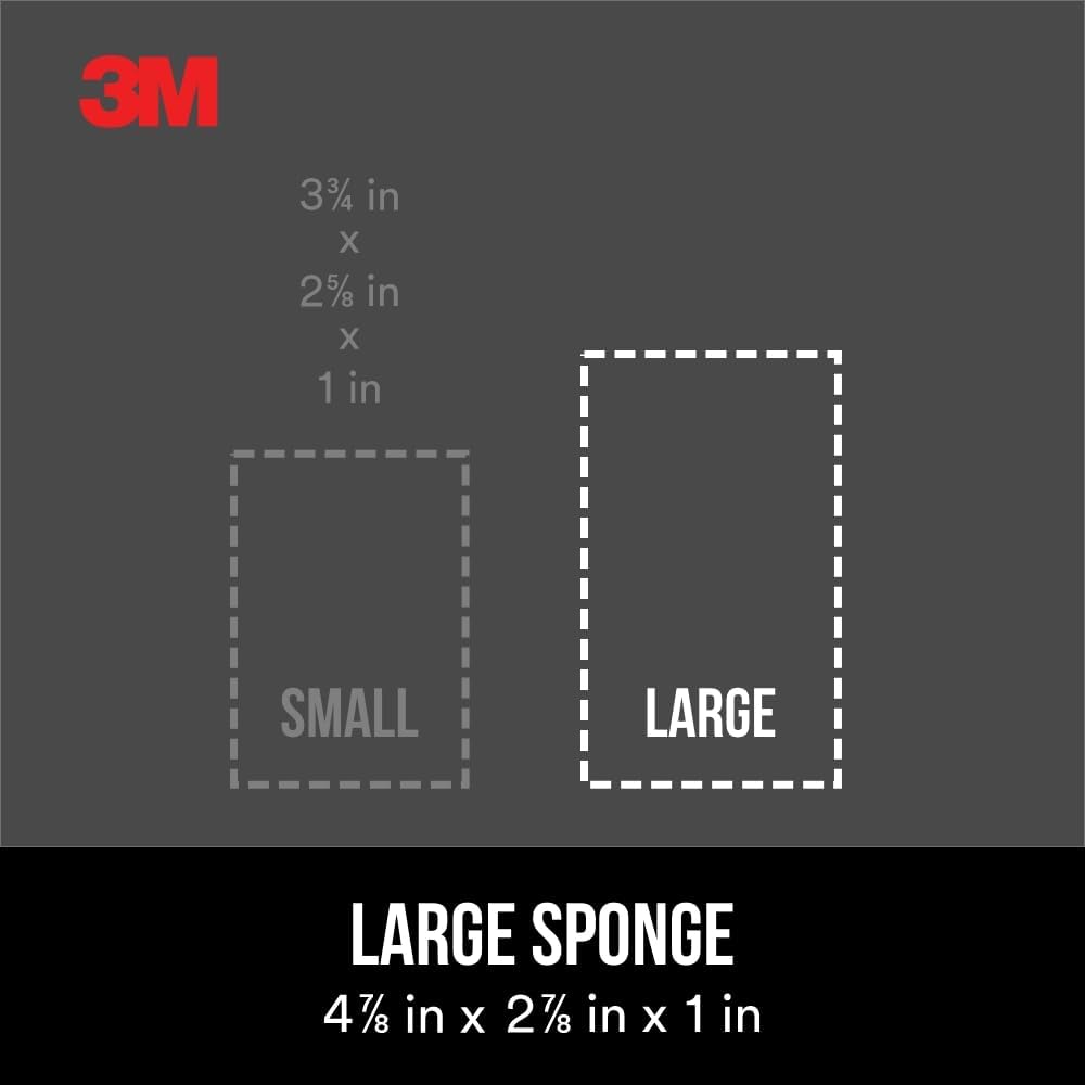 Thumbnail 5 de 3M Éponge Abrasive pour cloisons sèches 12,4 x 7,3 cm Noir 9095NA