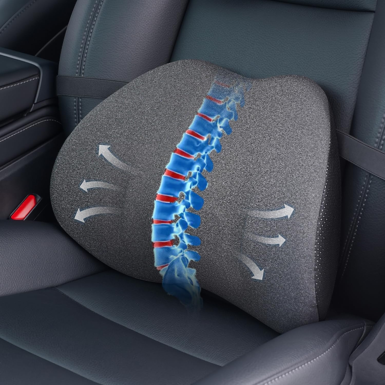 Detalle de Memory Foam Car Lumbar Support Pillow