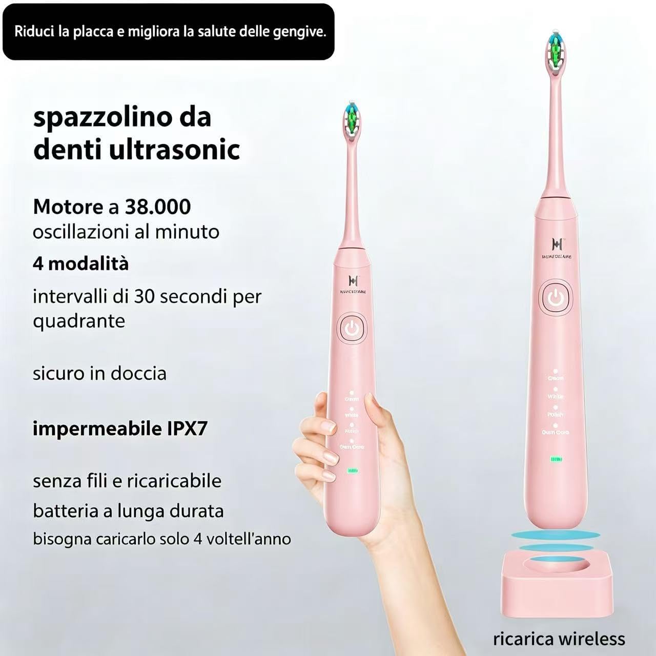 Detalle 2 de Kit 2‑in‑1 pulizia orale con spazzolino e filo interdentale