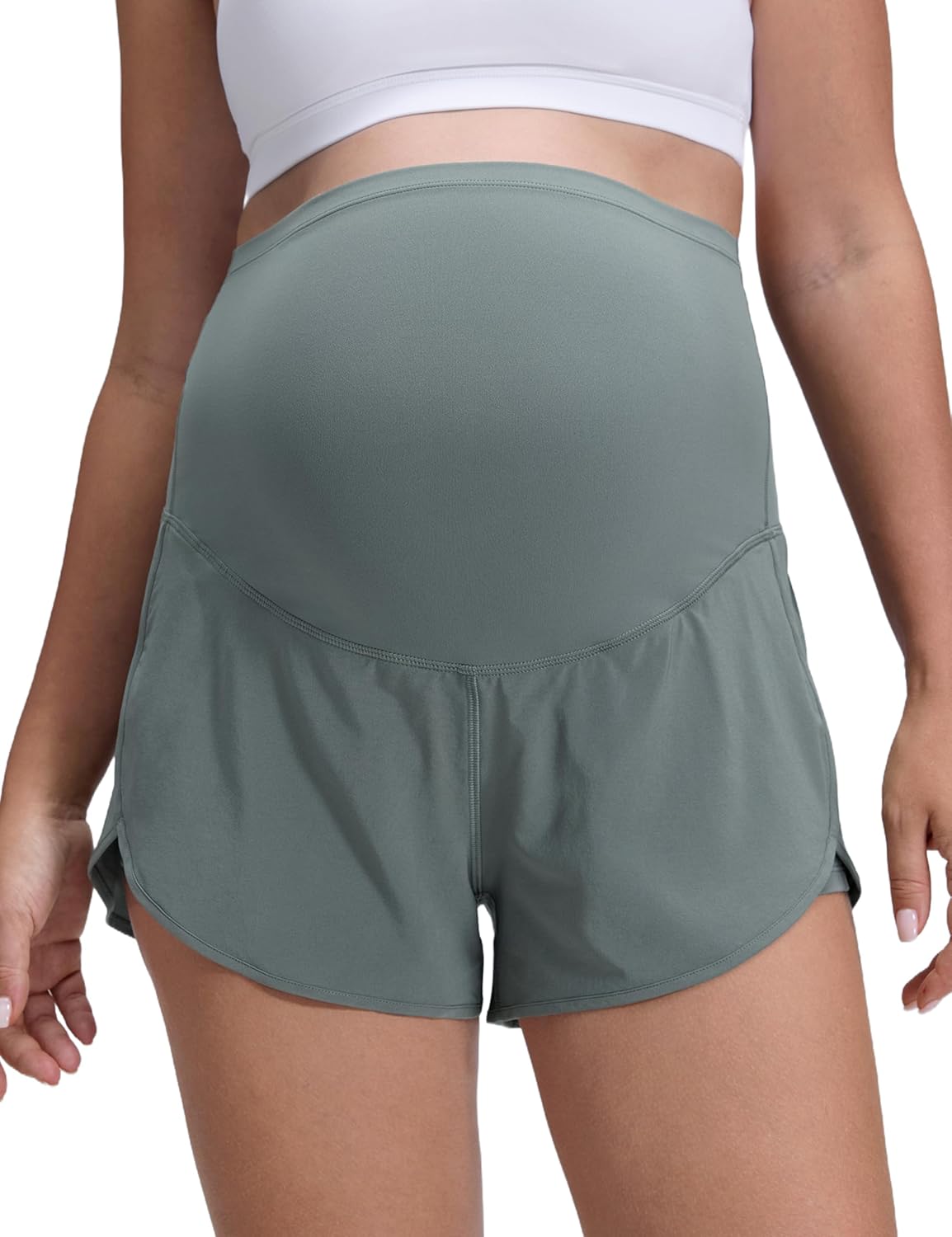 Thumbnail 6 de CRZ YOGA shorts de grossesse 2 en 1 Feathery-Fit Soft avec poche (entrejambe 7,6 cm)