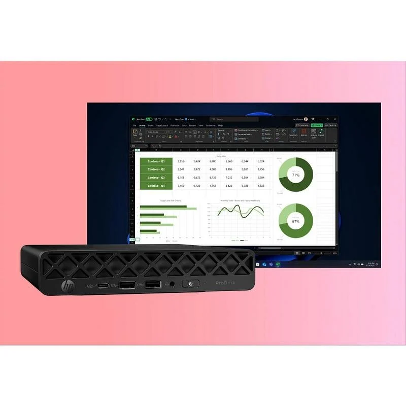Detalle 2 de HP ProDesk 4 Mini G1i: mini PC profesional con Intel Core Ultra 7 265T y 16 GB