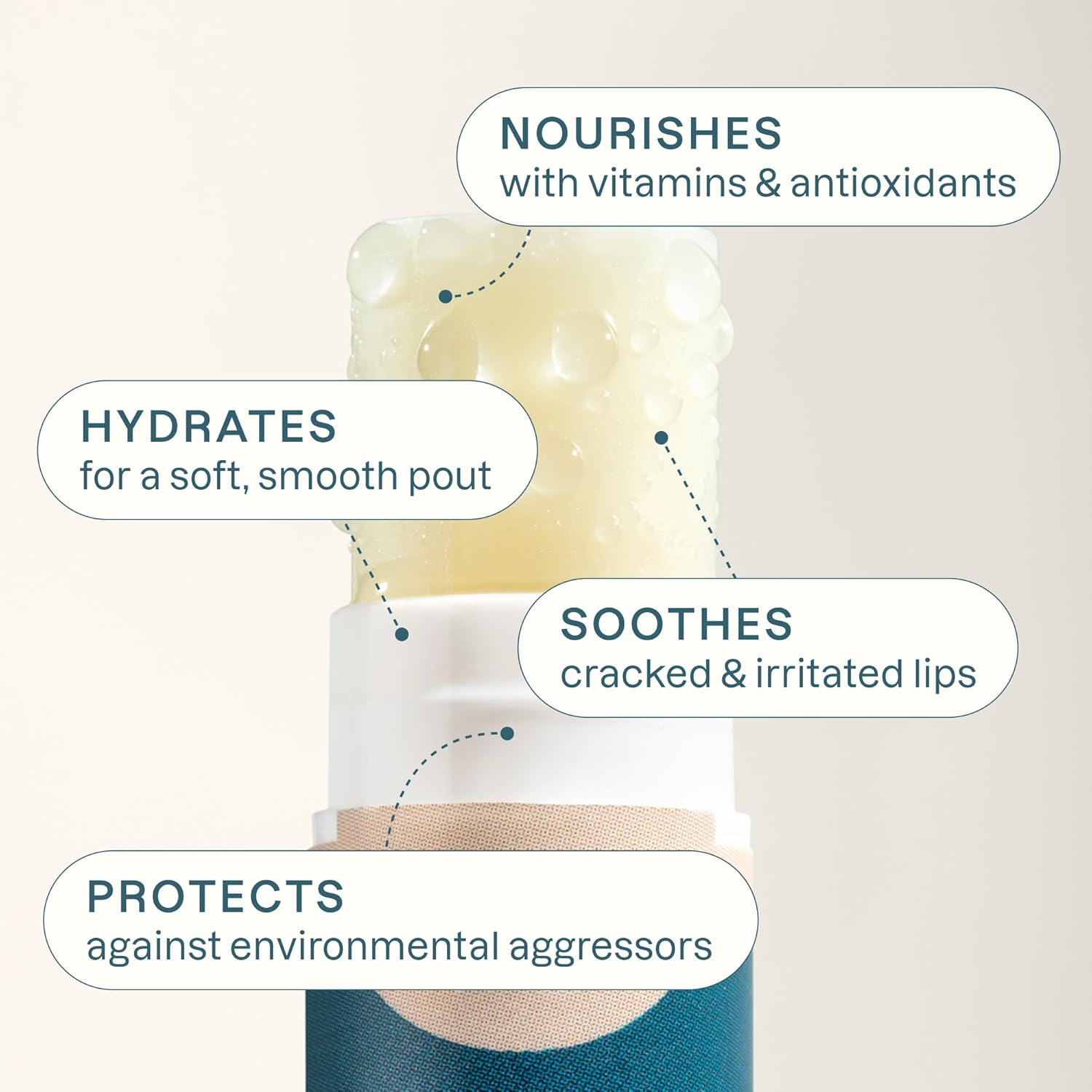 Detalle 2 de Cliganic Organic Lip Balm Set (4 Packs of 6 Tubes) – 24 Tubes of 100% Natural Moisturizer