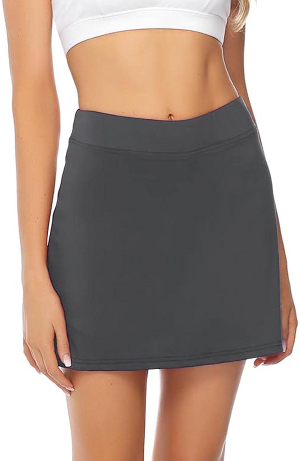 Detalle de iClosam Jupe de Tennis Femme 2 en 1 avec Short Intérieur – Respirante et Élastique