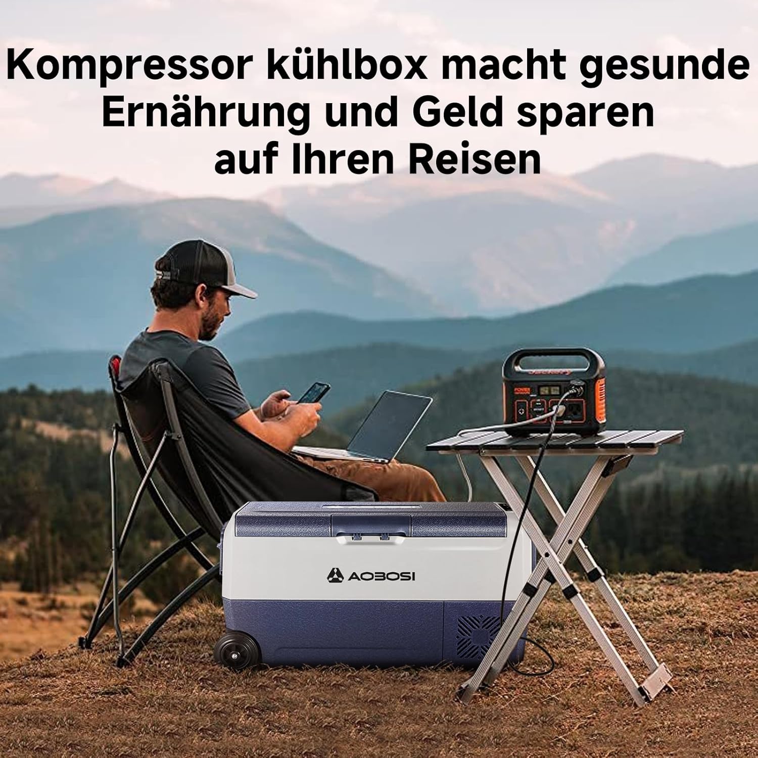 Thumbnail 5 de AAOBOSI Kompressor Kühlbox 36 L