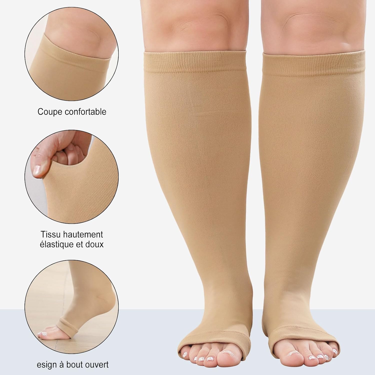 Thumbnail 4 de LOFIR Chaussettes de compression 20-30 mmHg