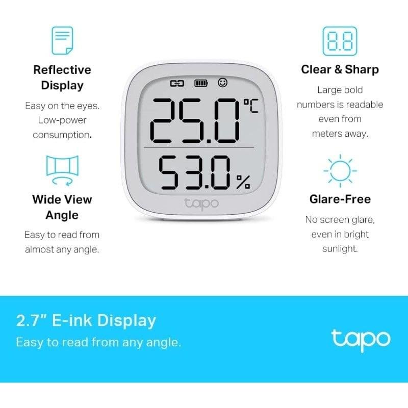 Thumbnail 2 de TP-Link Tapo T315: monitor de temperatura y humedad con pantalla e-ink