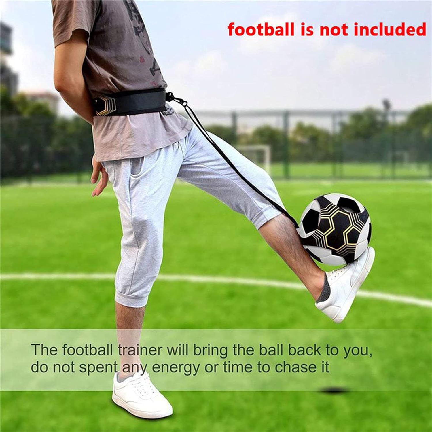 Thumbnail 4 de Taeku Taeku Football Kick Trainer – adjustable waist practice belt for solo ball control