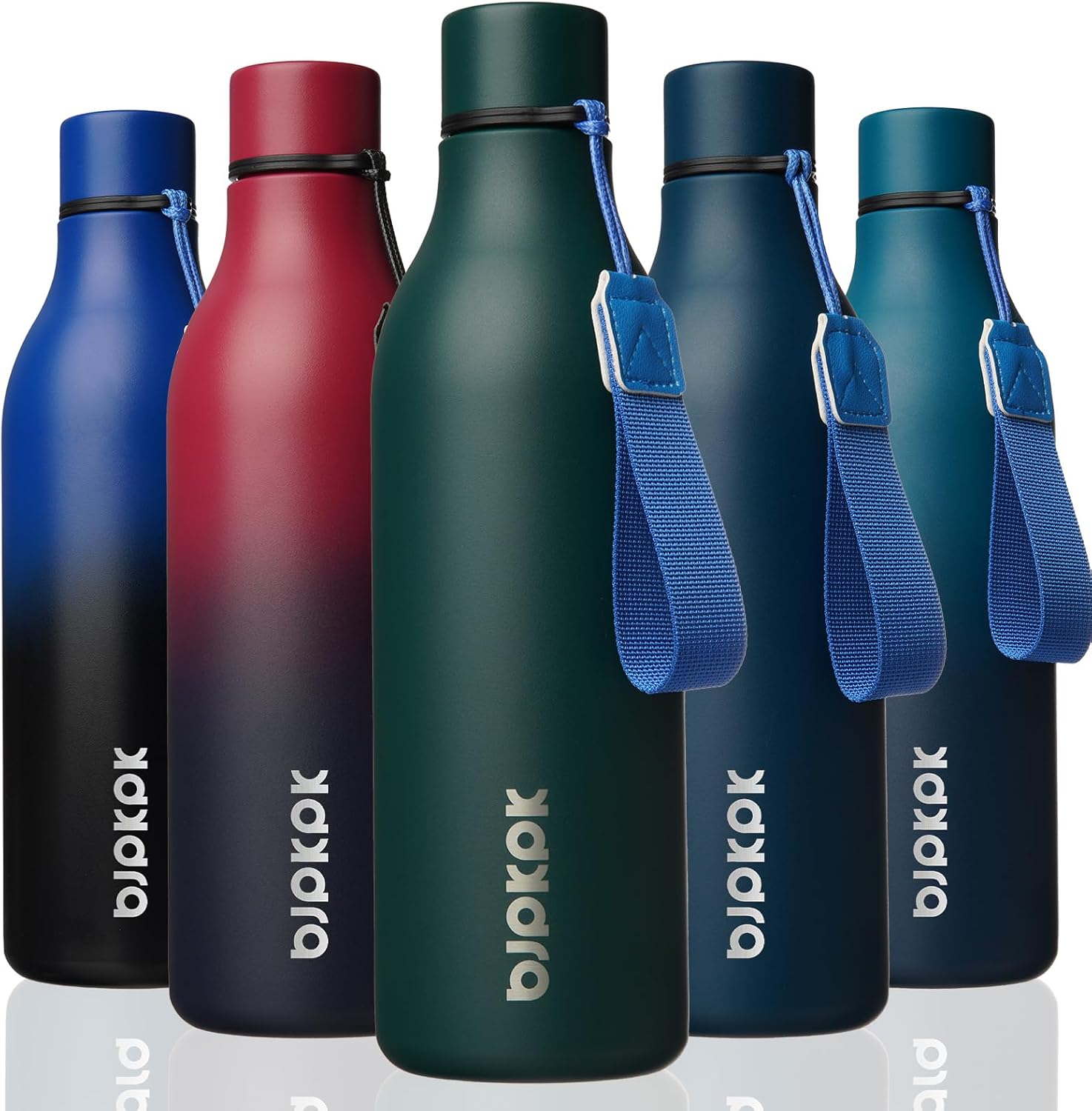 Detalle 2 de BJPKPK insulated water bottle, 18 oz