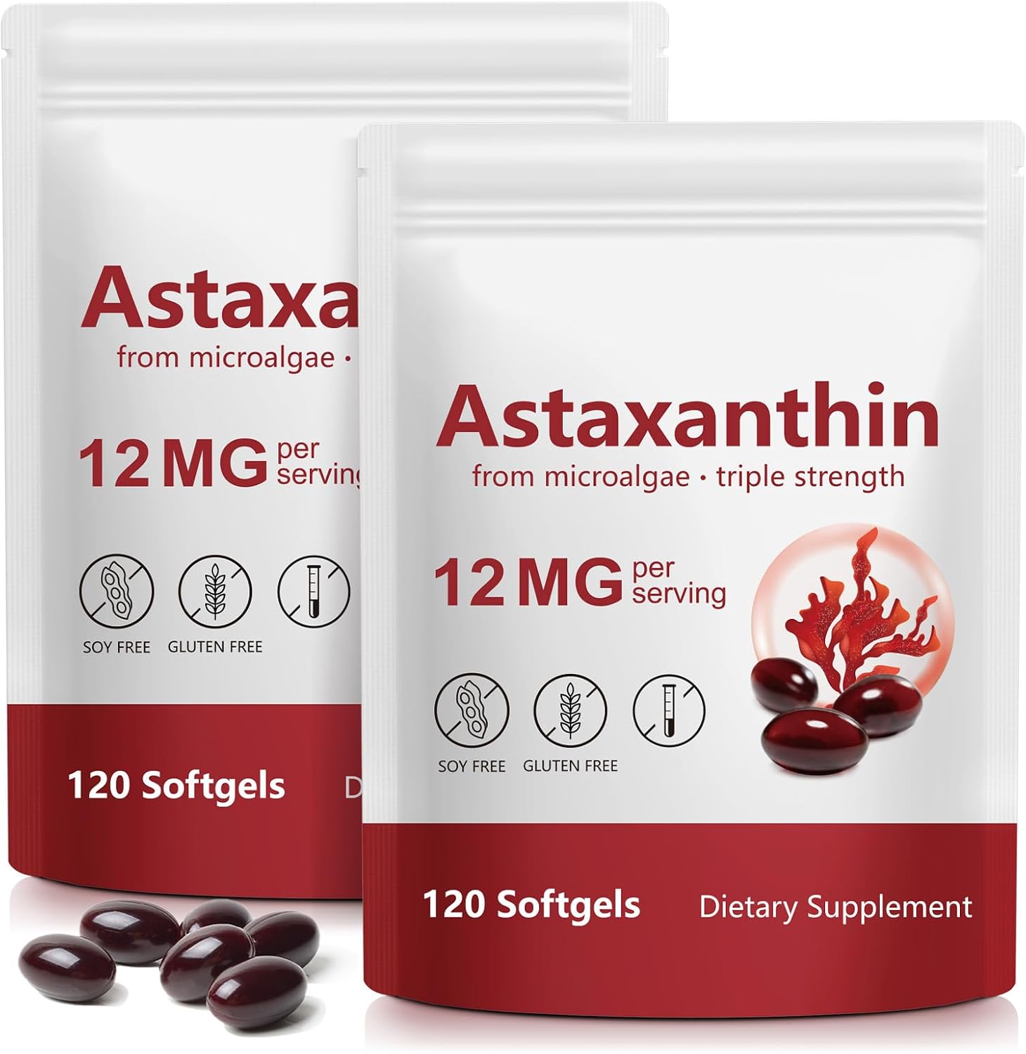 Detalle de LTQXGT Astaxanthin Supplement 12 mg