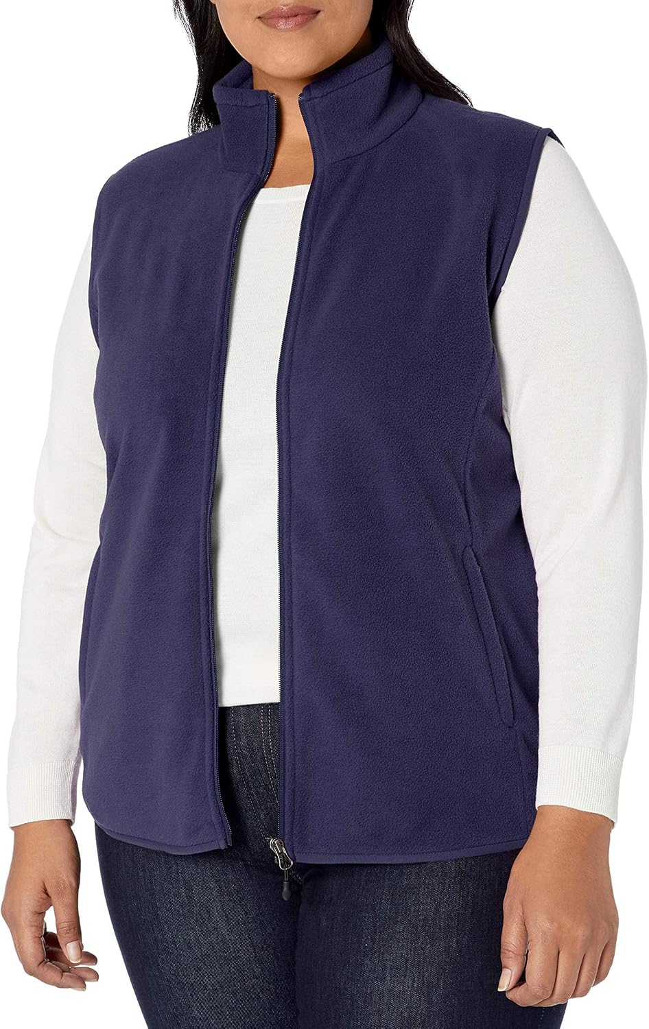 Detalle 2 de Amazon Essentials Damen Fleece-Weste klassisch