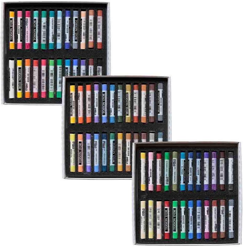 Detalle 2 de Koh-I-Noor H8517 etui met 72 zachte pastelpotloden van hout