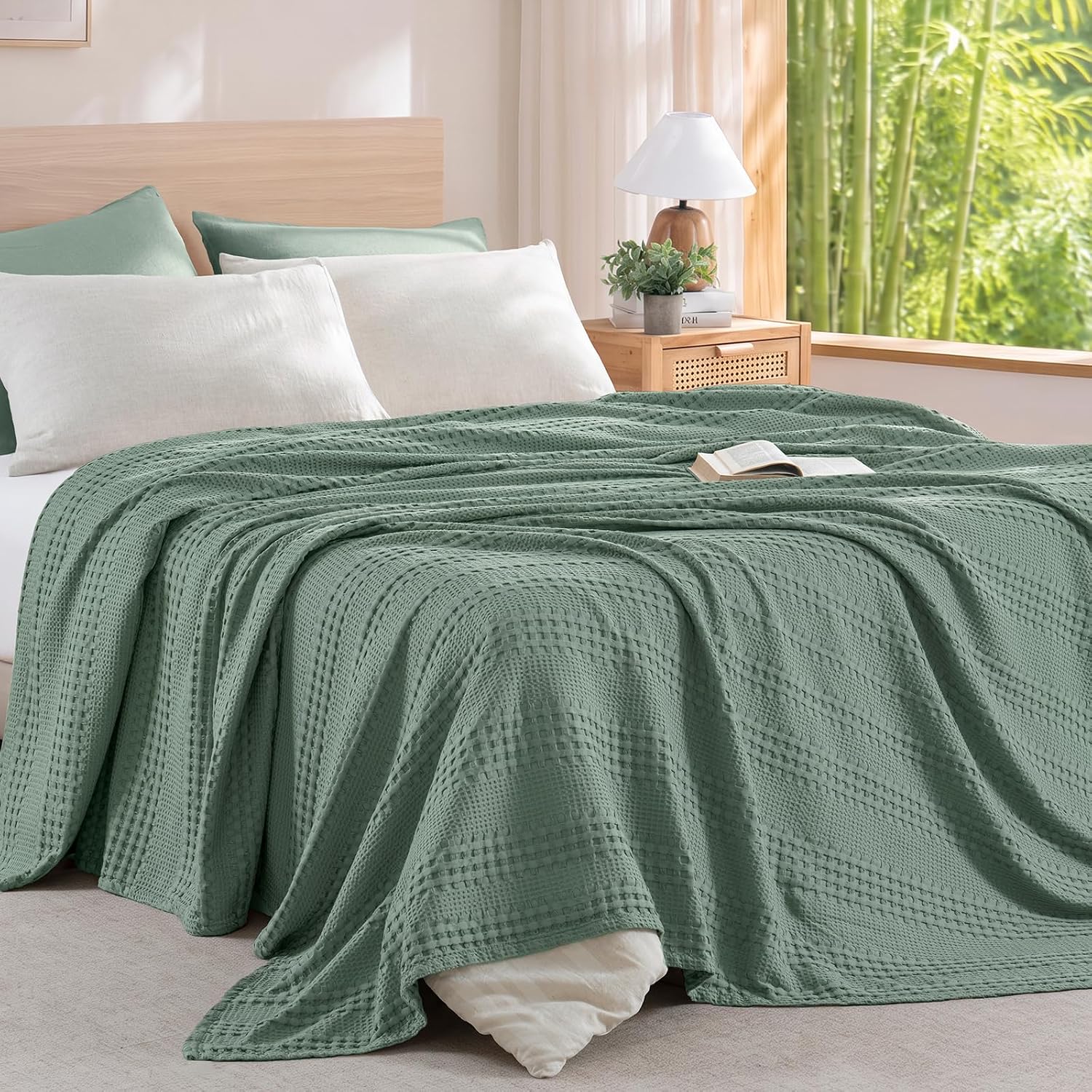 Detalle 2 de PHF Waffle Blanket Queen Size
