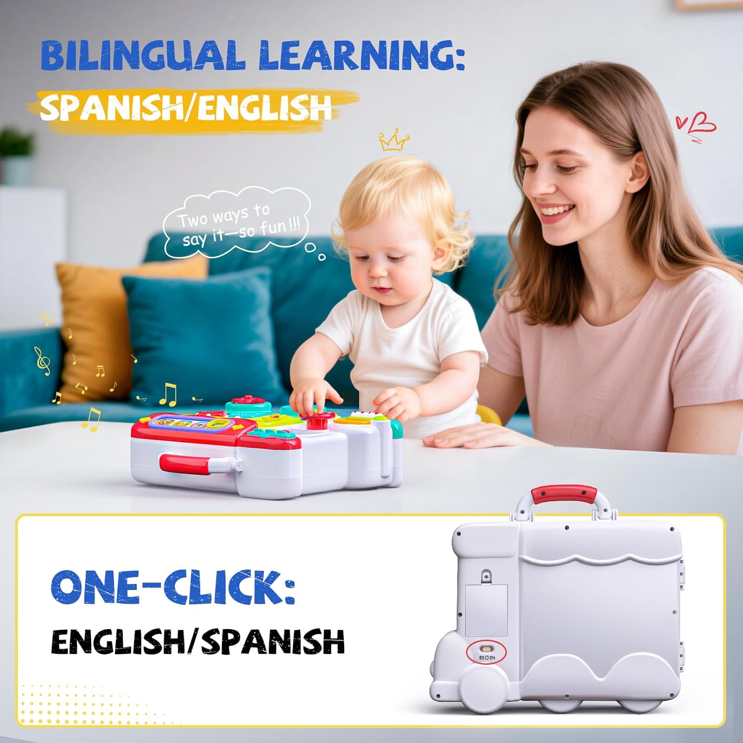 Thumbnail 5 de 54-in-1 Busy Board Montessori Toy for 1-Year-Olds