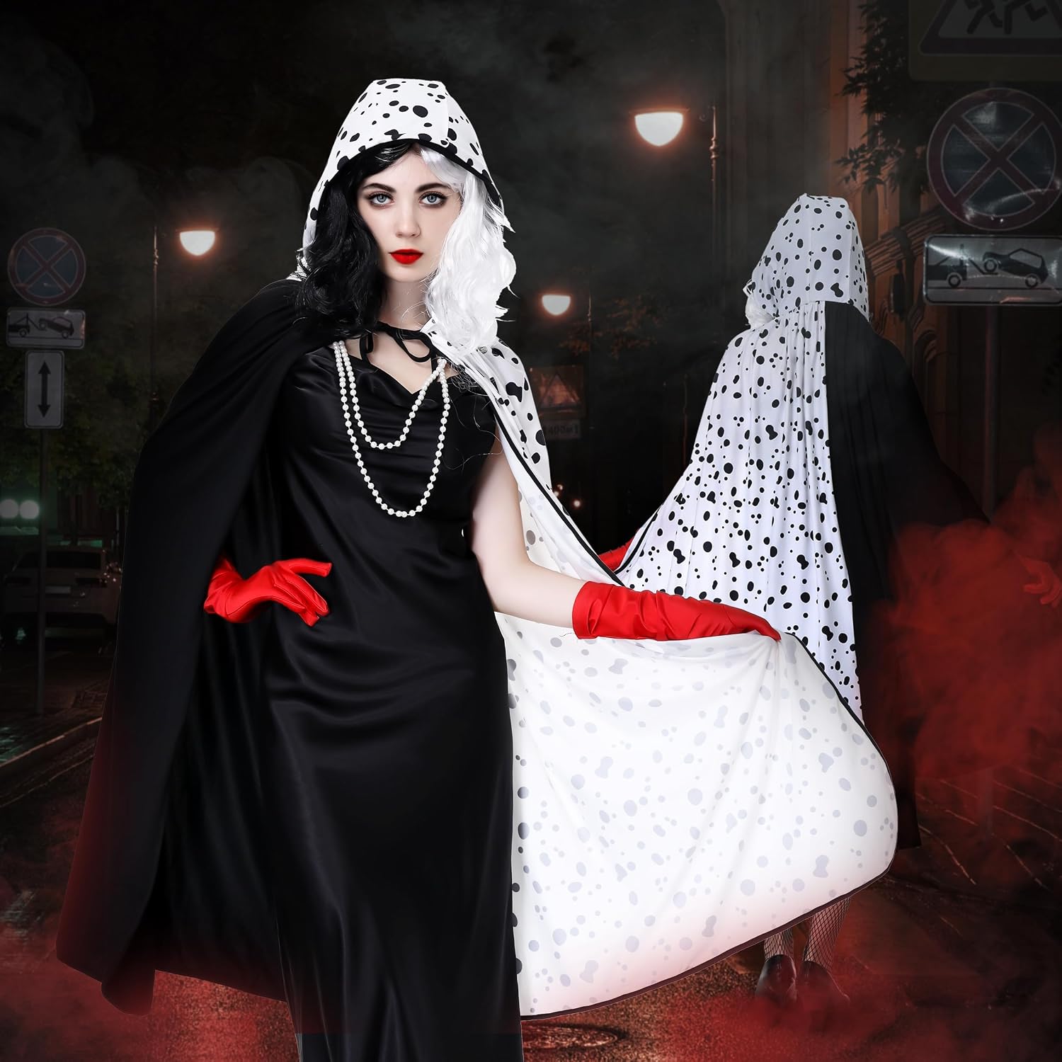 Thumbnail 4 de Charmofun 7 pièces Cruella déguisement femme 🎭