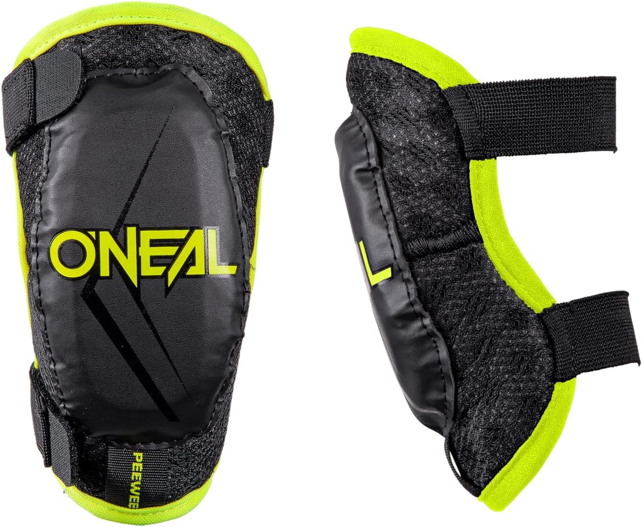 Detalle de O'NEAL Protezione Gomito per Bambini – Pee Wee Elbow Guard XS/S, Nero Giallo Neon