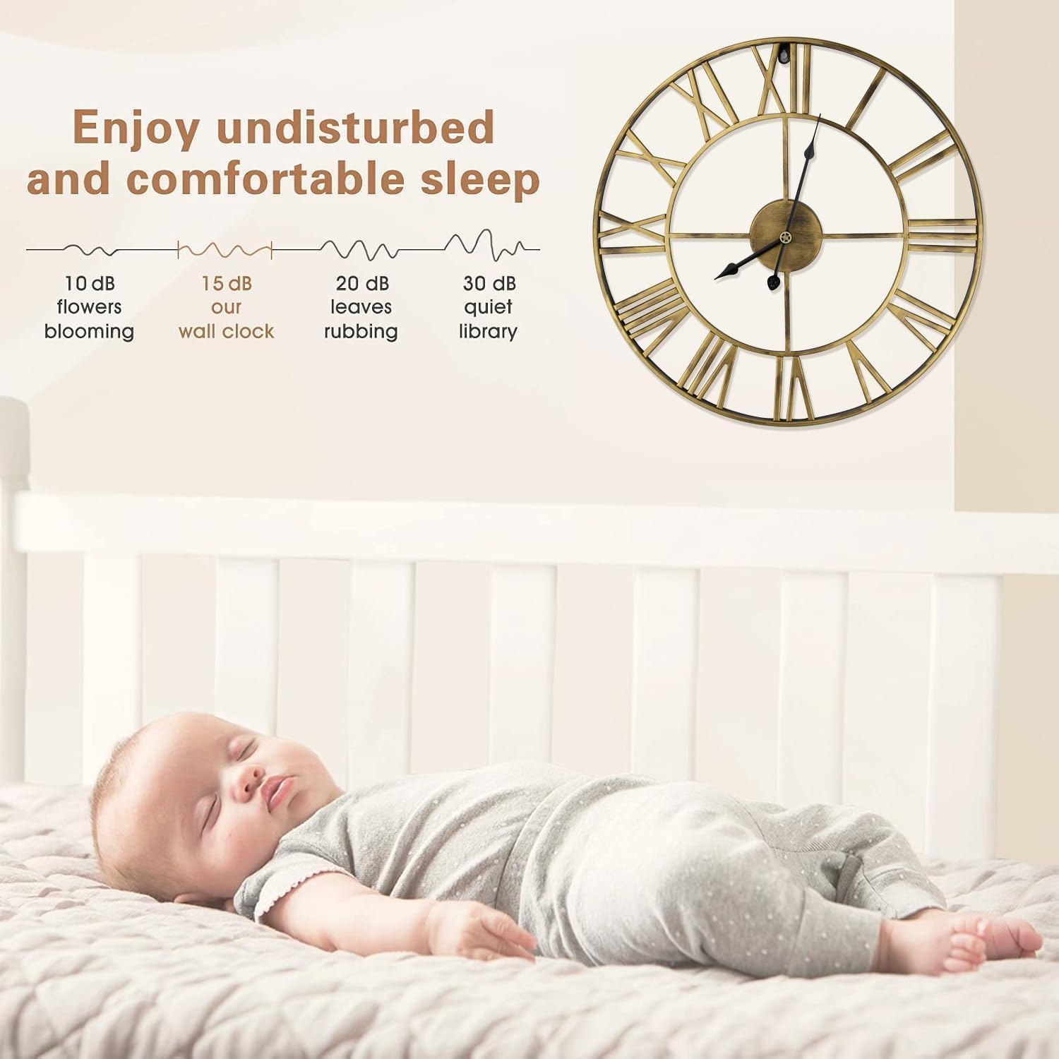 Thumbnail 3 de GUDEMAY Horloge Murale 50 cm