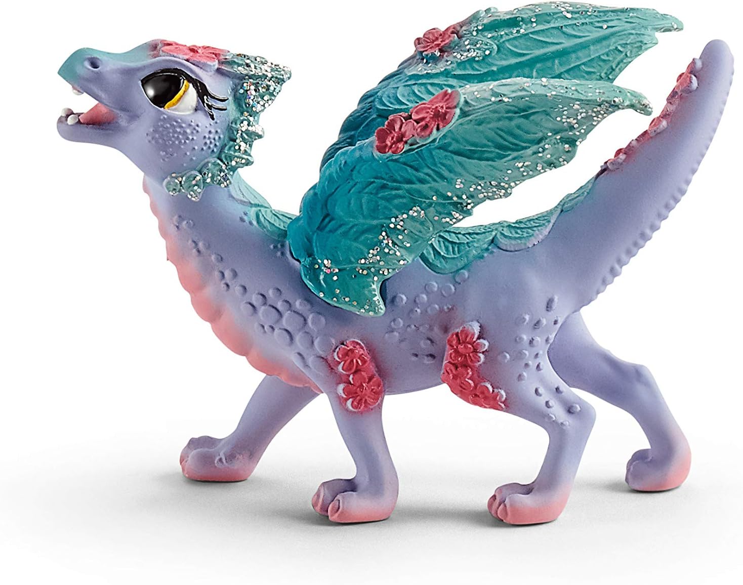 Detalle de Schleich Drago Fiore con Baby (3): figura dettagliata per gioco educativo