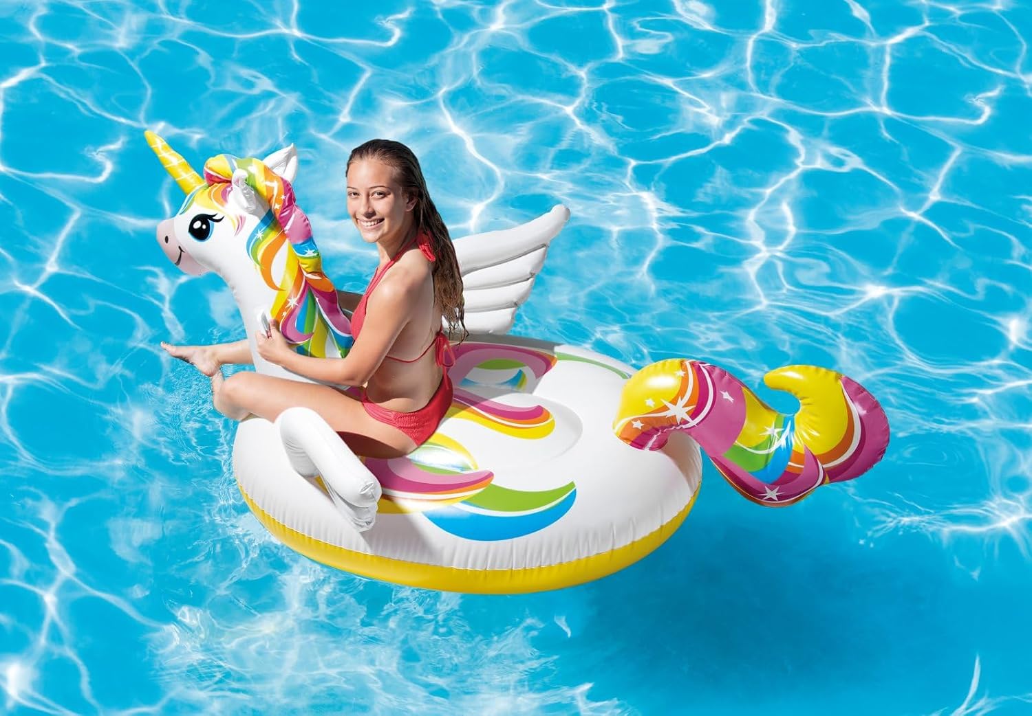 Thumbnail 1 de Intex 57561NP Aufblasbares Reittier Einhorn