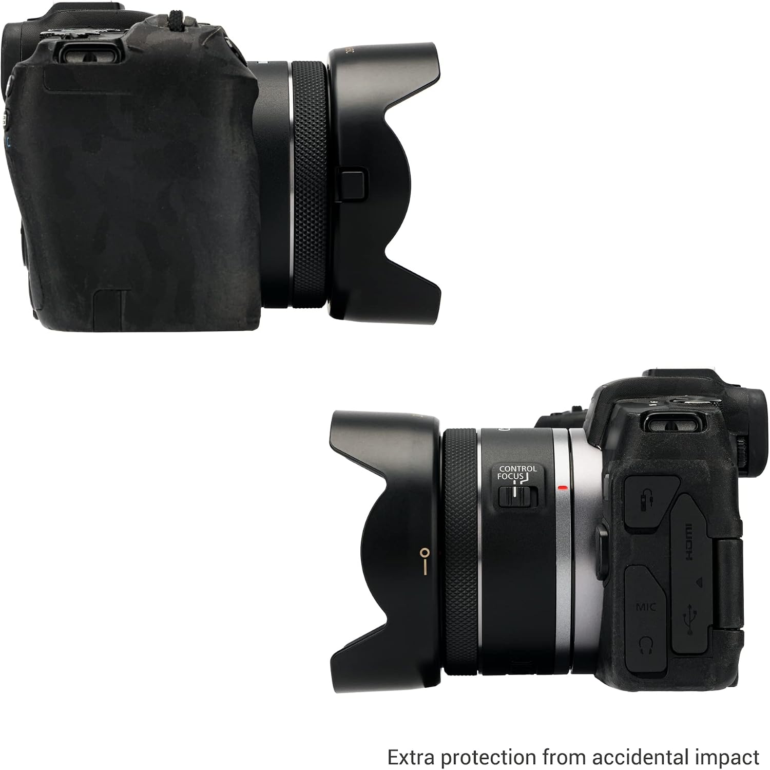Detalle 2 de JJC EW-65C petal-style lens hood for Canon RF 16mm f/2.8 STM