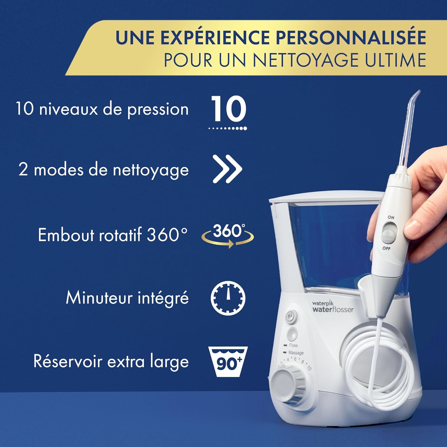 Thumbnail 4 de Waterpik WF-660EU jet dentaire 10 niveaux 🦷