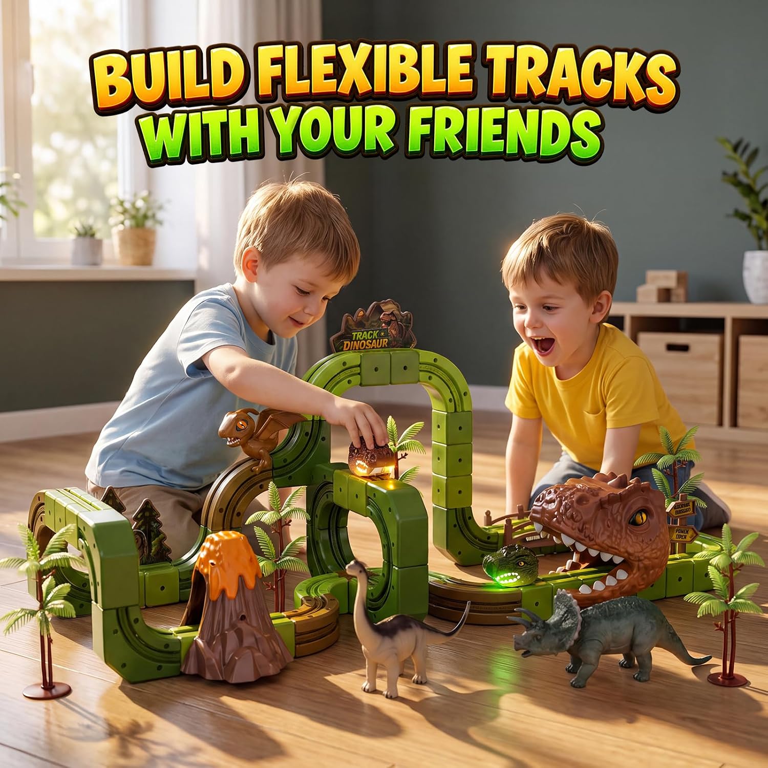 Detalle de Liunkeng Electric Train Track Set