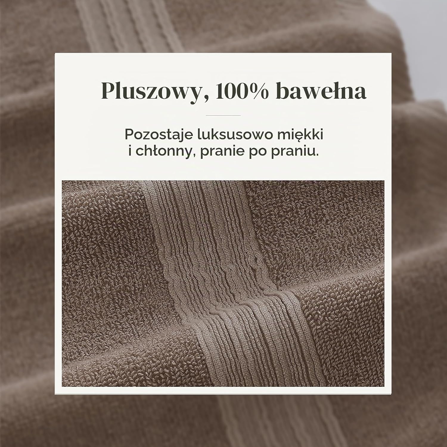 Thumbnail 4 de Modern Threads Ophelia Fawn – bawełniany zestaw ręczników, 6 sztuk, żakardowy wzór