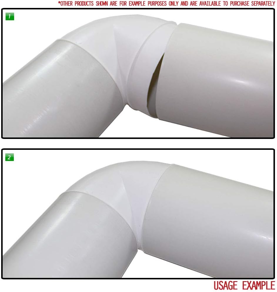 Detalle 2 de Kair 90 Degree Elbow Bend 150mm (6 inch) Plastic Ducting Joint