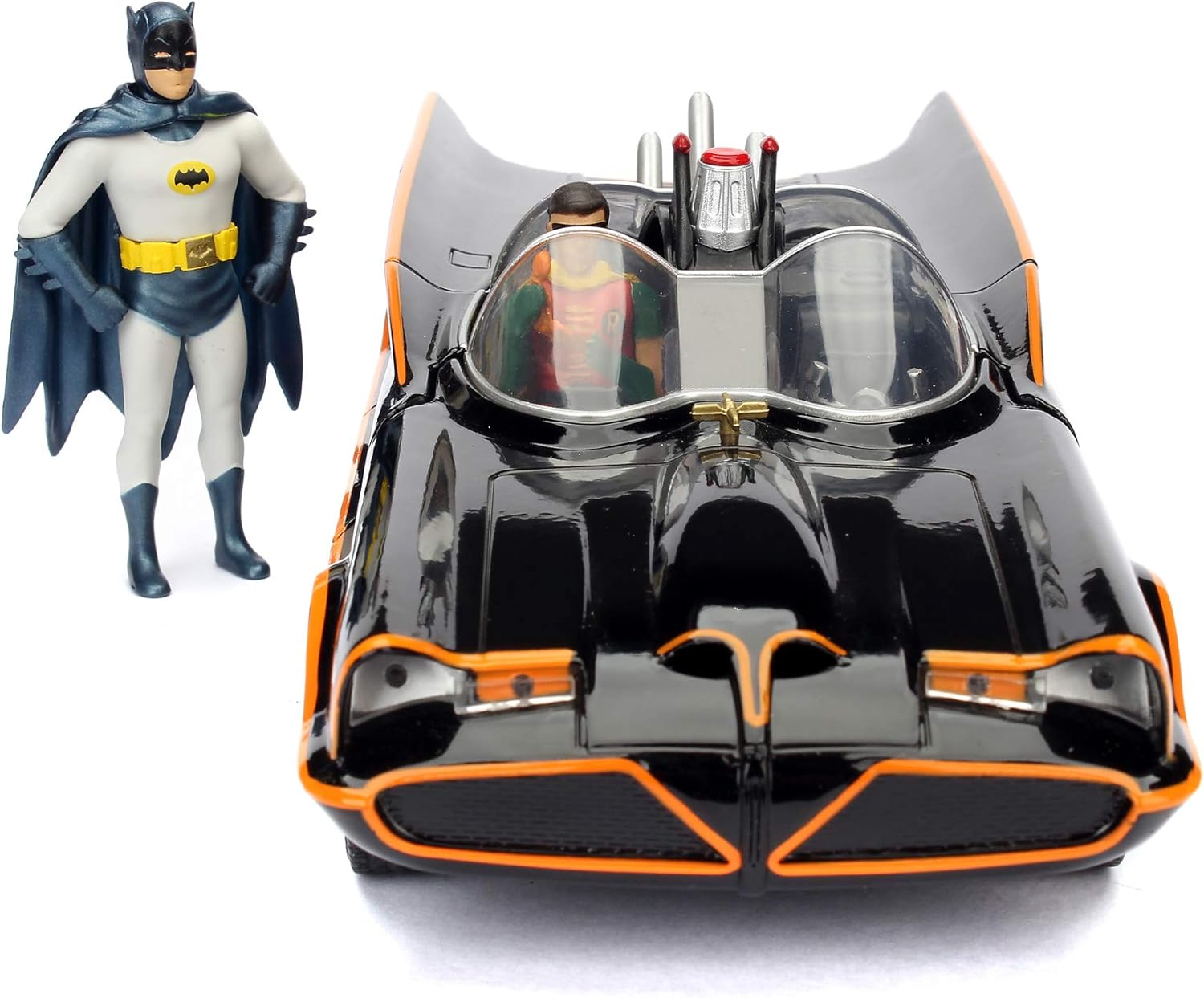 Thumbnail 3 de Jada Toys 253215001 Batman 1966 Classic Batmobil (Die-Cast) – Spielzeugauto mit öffnenden Türen