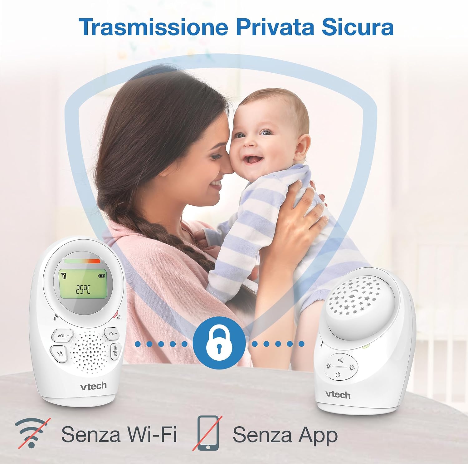 Thumbnail 4 de VTech DM1212 baby monitor con 460 m