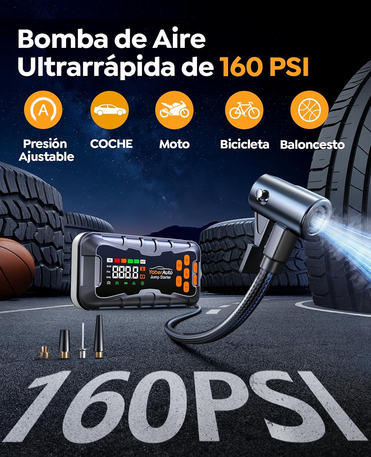 Thumbnail 2 de YaberAuto AP03 Arrancador 8000A 16 en 1