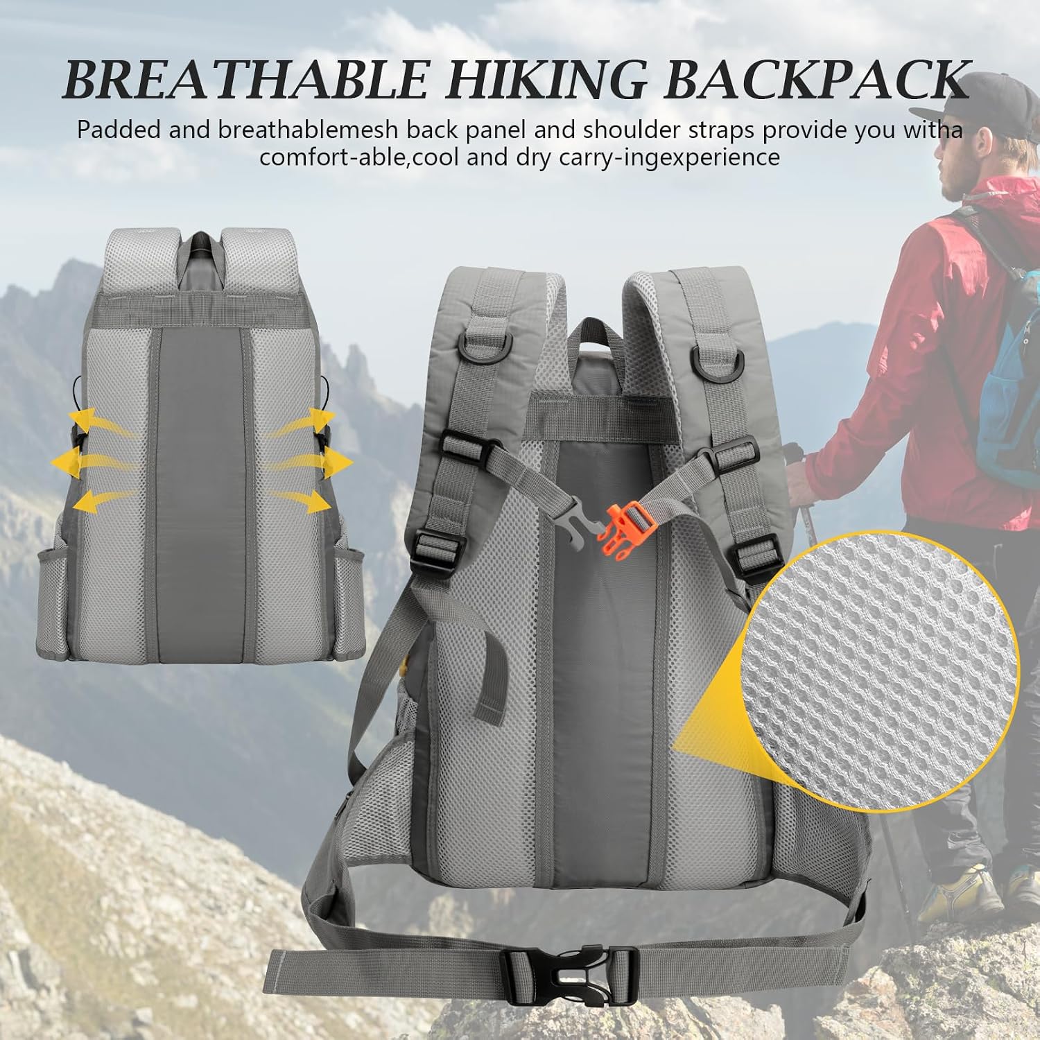 Thumbnail 5 de Cozary Mochila de Senderismo 40L Unisex