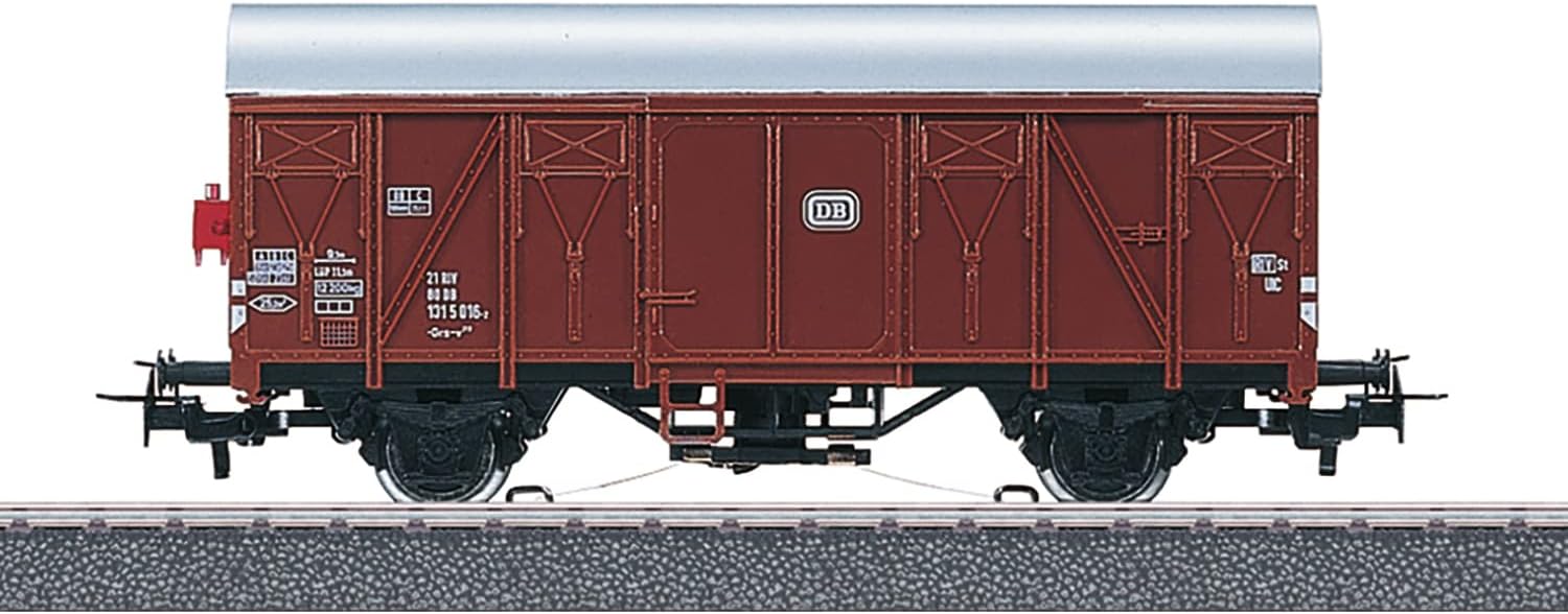 Detalle 2 de Märklin Start up 4411 – Gedeckter Güterwagen mit Schlusslaterne (DB Gs-uv 213)