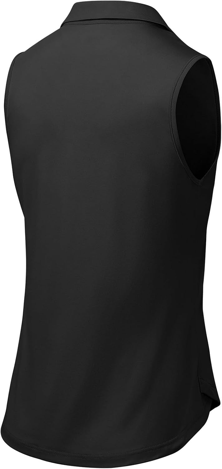 Detalle de BGOWATU Women's Sleeveless Golf Polo UPF 50+