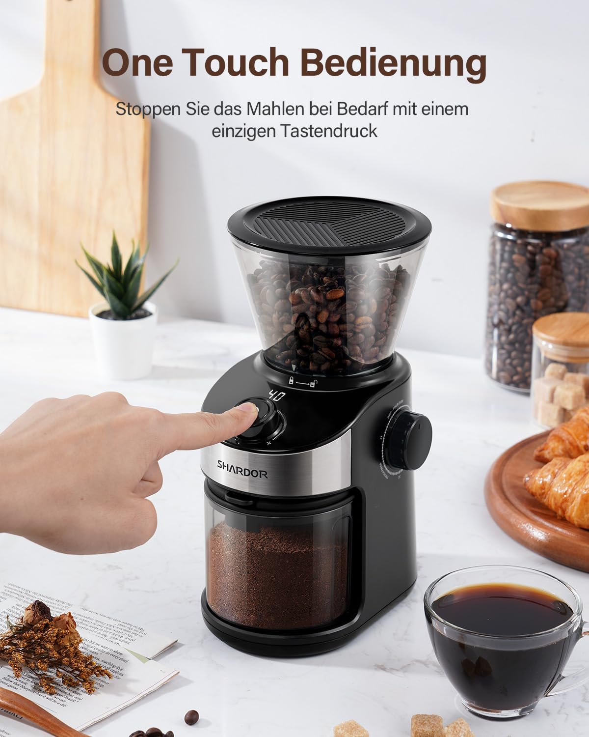 Thumbnail 5 de SHARDOR Kaffeemühle 200W