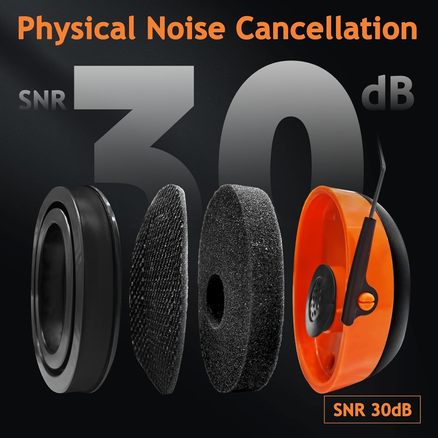 Thumbnail 1 de PROHEAR 037 Wireless Bluetooth Ear Defenders with hands-free calling and rechargeable battery