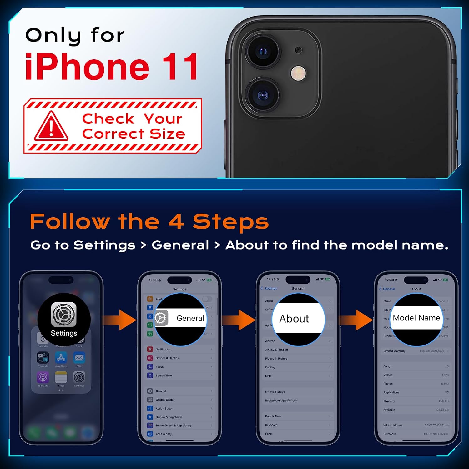 Thumbnail 6 de iPhone 11 Hülle mit Ring Halter, stoßfest