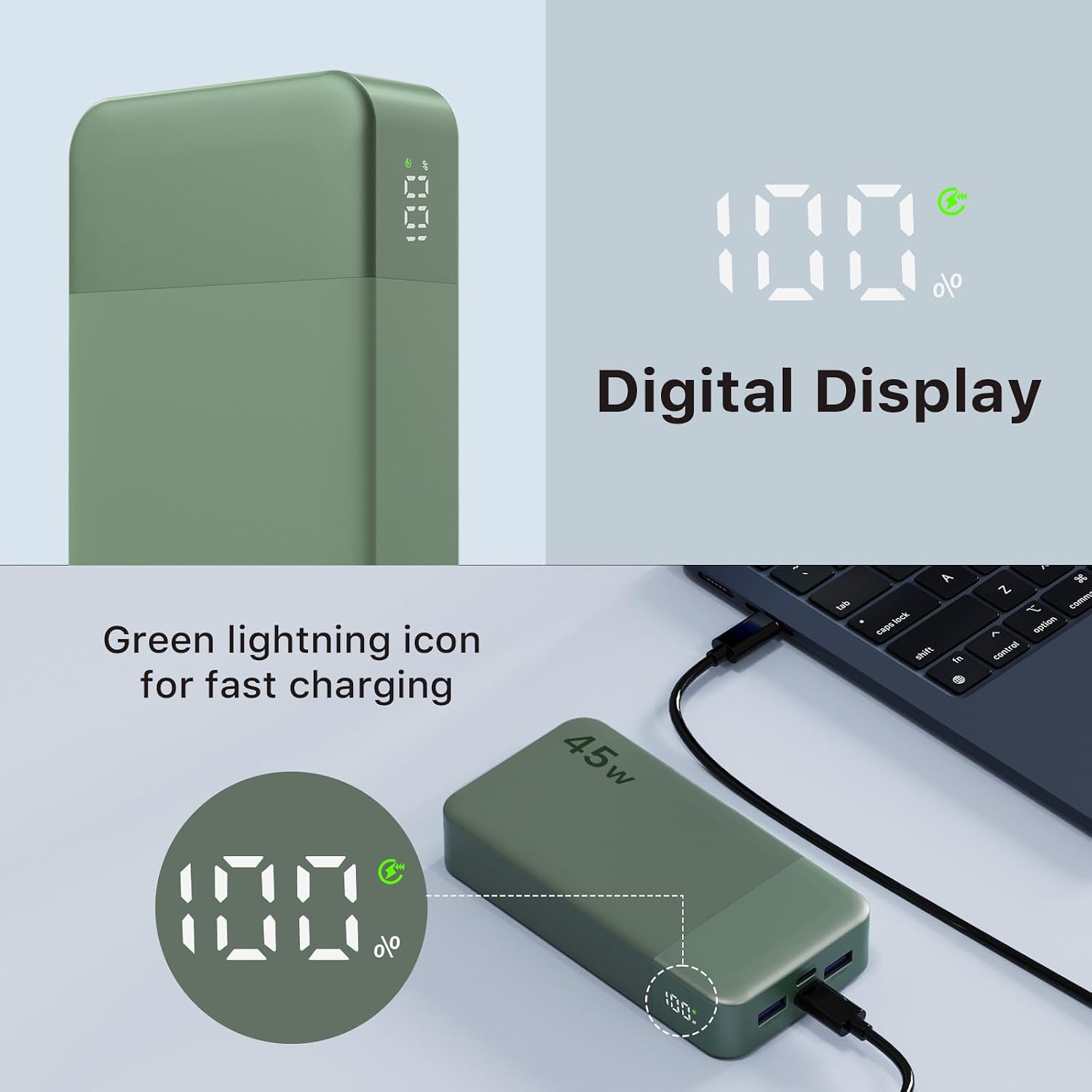 Thumbnail 5 de NOBIS 20000mAh Power Bank with 45W USB‑C ⚡