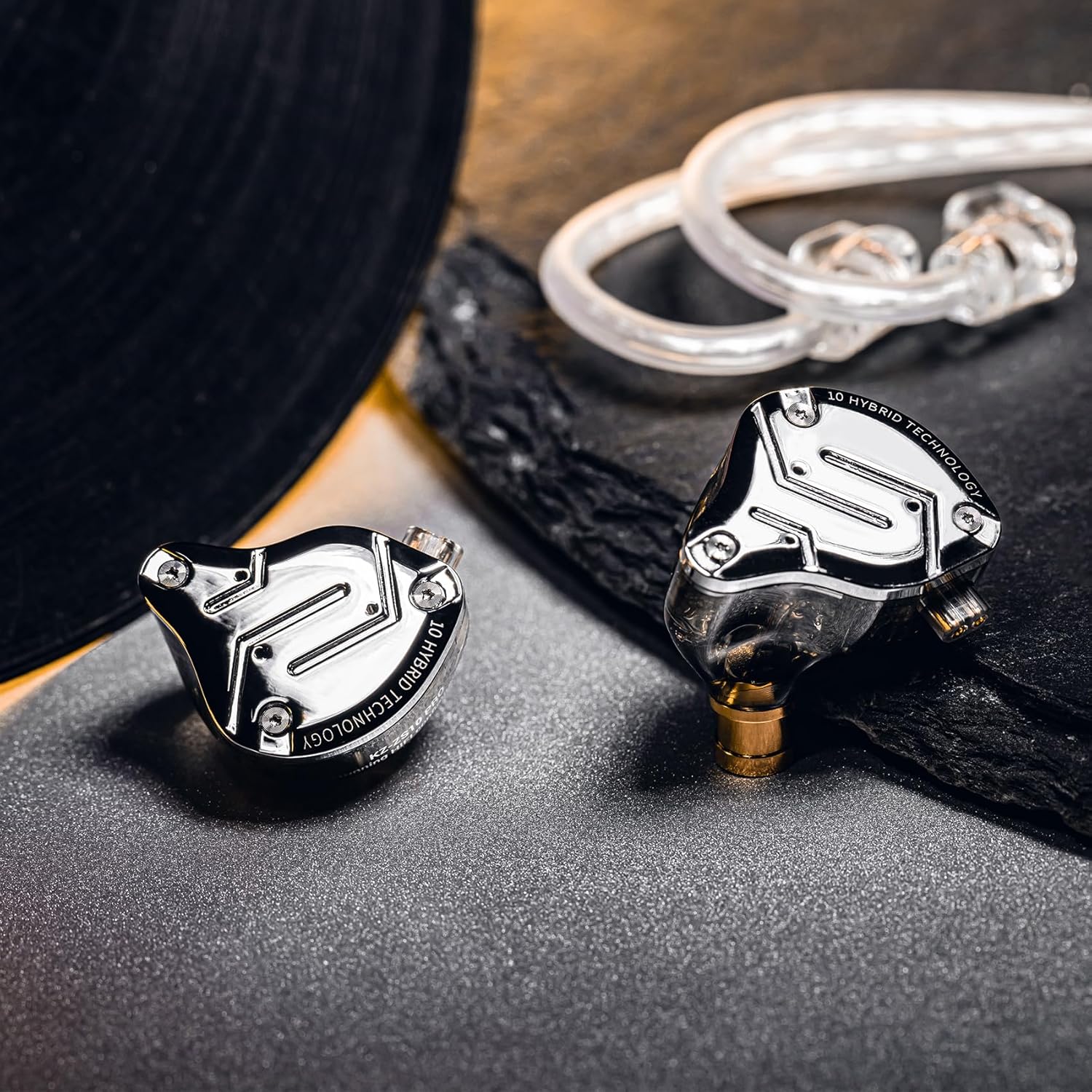 Thumbnail 3 de Yinyoo KZ ZS10 Pro kabelgebundene In-Ear Monitor Kopfhörer (Hybrid 4BA+1DD, 3,5-mm, 2-Pin)