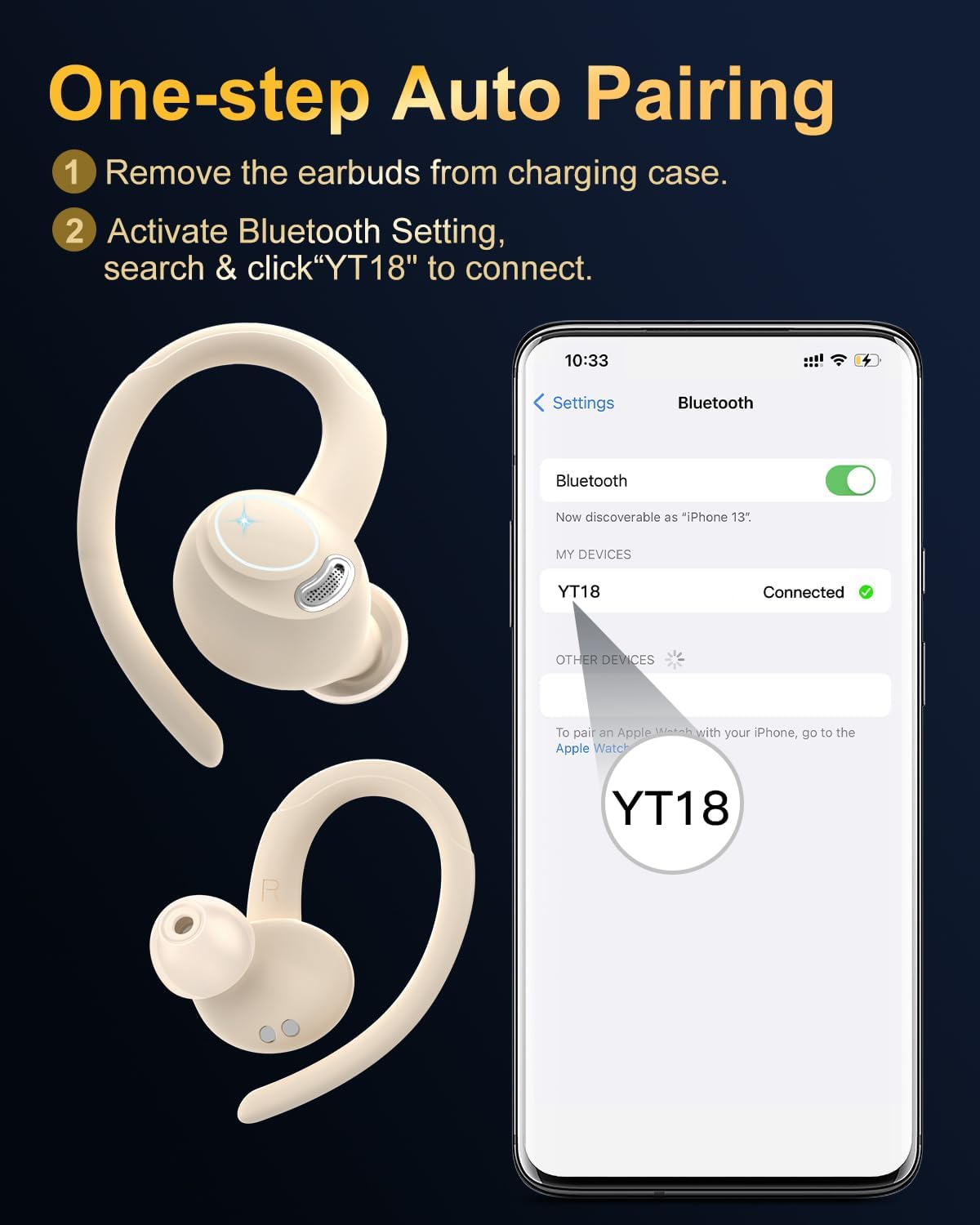 Thumbnail 6 de Jesebang YT18 Bluetooth In-Ear 40 Std