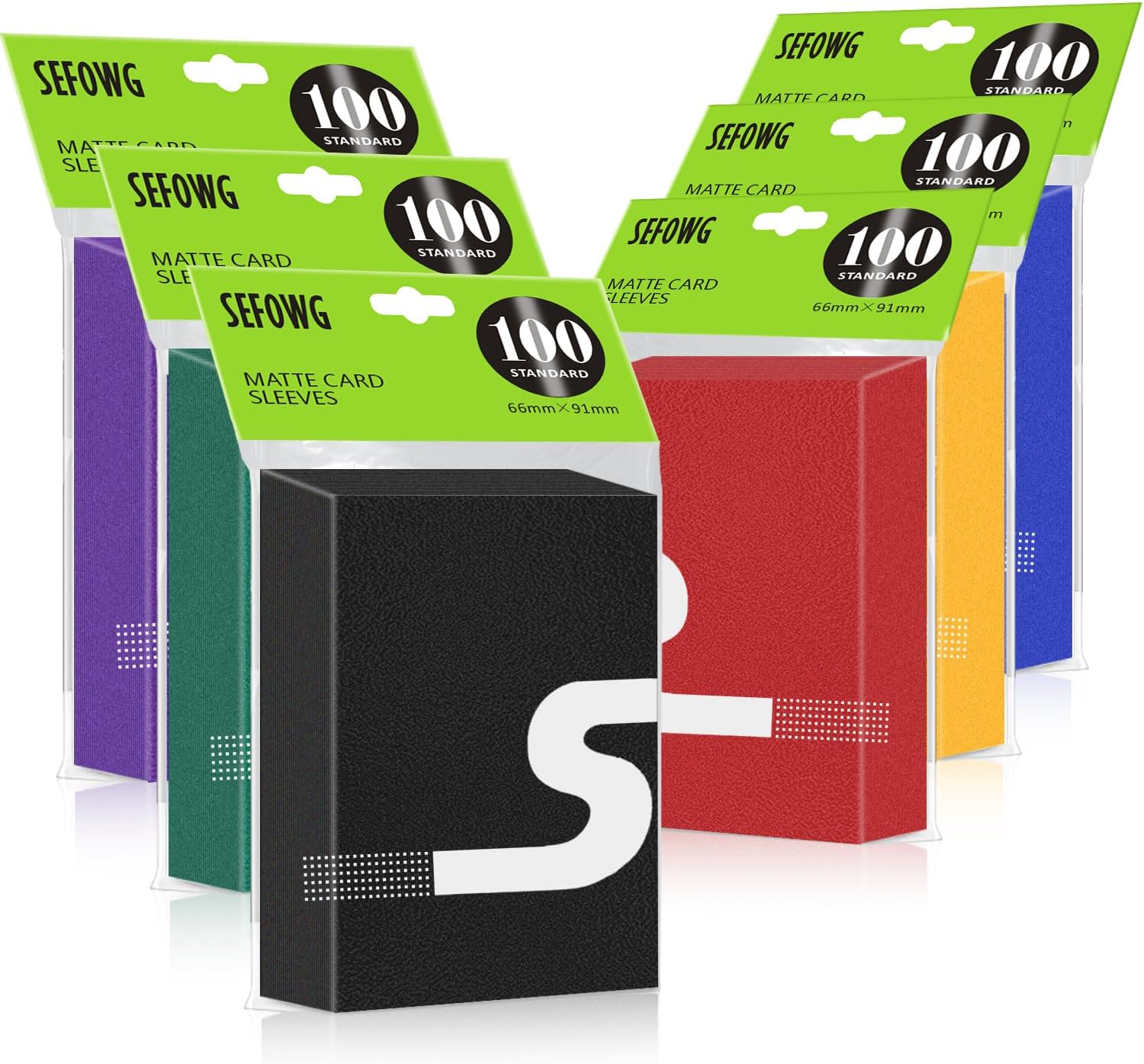Detalle de 600 PCS Card Sleeves for MTG Matte 66x91mm 📇